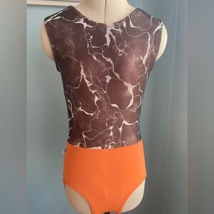 Small adult Halloween dance leotard